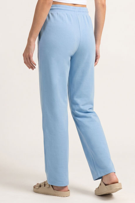 Zivame Athleisure Straight Leg Pants - Blue Bell — image 3